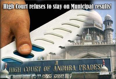 High Court refuses to stay on Municipal results!