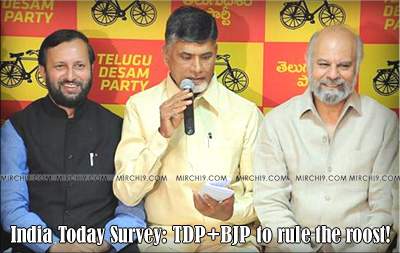 India Today Survey: TDP+BJP to rule the roost!