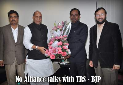 No Alliance talks with TRS - BJP