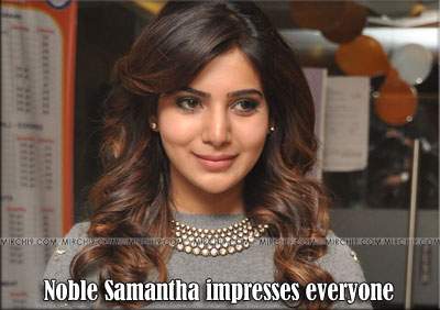 Noble Samantha impresses everyone