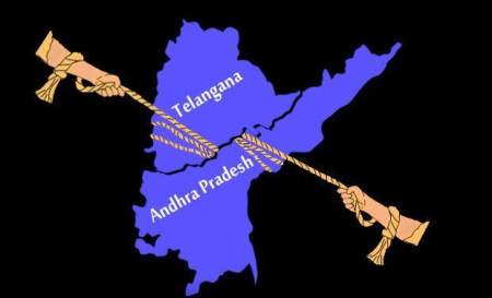 Telangana Andhra  Bifurcation work