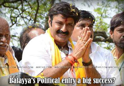 Balayya's Political entry a big success?