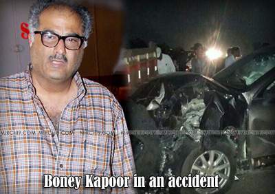 Boney Kapoor in an accident