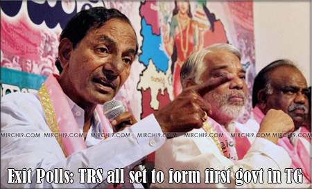 Exit Polls: TRS all set to form first govt in TG