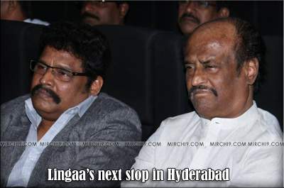 Lingaa’s next stop in Hyderabad