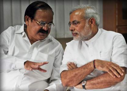 Venkaiah Naidu Modi Chandra Babu naidu
