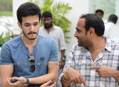 Akhil Akkineni working still