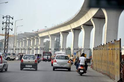 Hyderabad Metro rail photo