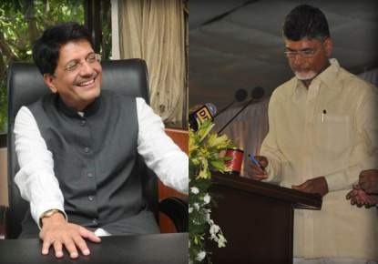 Piyush Goel Chandra Babu Naidu