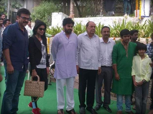 pawan kalyan venkatesh launch photo