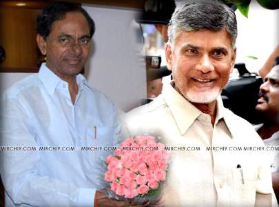 CM KCR CM chandra babu photos