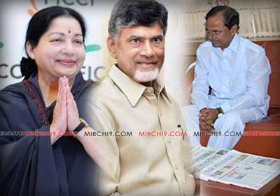 KCR Jayalalitha chandrababu naidu