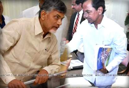 KCR chandrababu meet photo