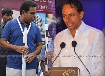 telangna KCR KTR photo