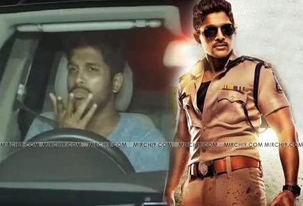 Allu Arjun drunk and drive photo