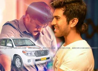 Ram Charan gifts Land Cruiser to Chiranjeevi