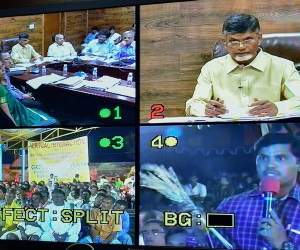 Chandrababu naidu goes live