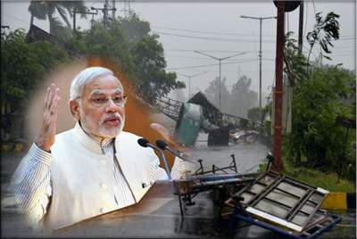 Modi announces 1000 Crores immediate help