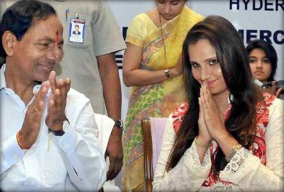 Sania helping telangna_state