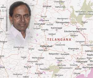 Telangana Budget-Map-KCR,TS at cross roads as interest burden loads on