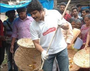 nagarjuna in swacch bharat 