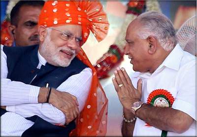 narendra modi yedurappa