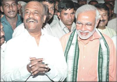 rajinikanth-and-narendra modi