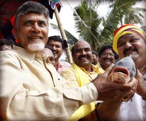 Chandrababu naidu fish food