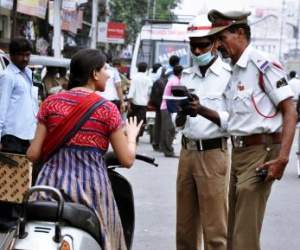 Hyderabad traffic cops photo