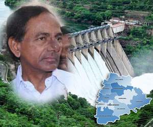 KCR-Telangana-Srisailam-Dam