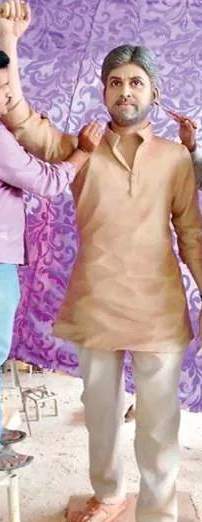 Pawan Kalyan Statue in West Godavari