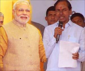 narendra modi and kcr meeting