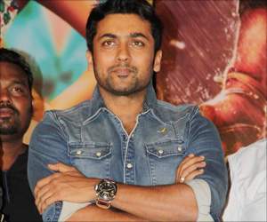 suriya frightened of something