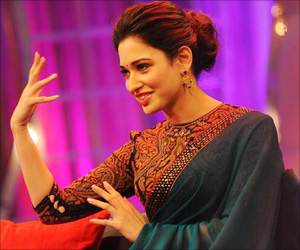 tamannah on zee telugu show