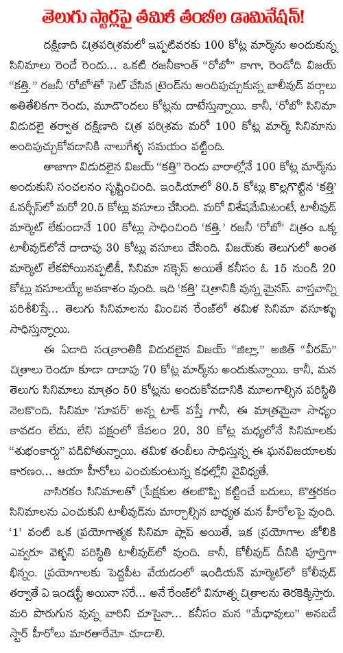 tollywood kollywood