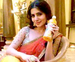 Samantha brand Ambassador of Maaza 