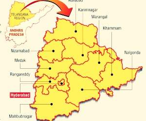 Telangana latest map 2015