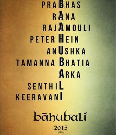 baahubali fan made poster