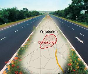 donakonda-4-lane-road