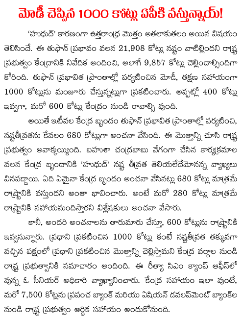 modi 1000 crores