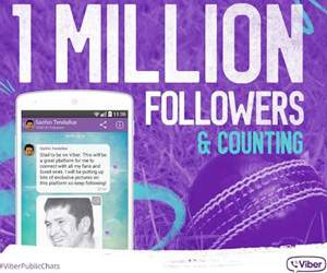 sachin tendulkar in viber
