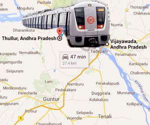 vijayawada to thullur metro rail