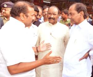 Cheif minister KCR with his collegaues 