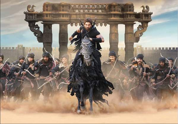 allu arjun rudrama devi poster