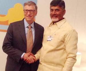 chandrababu naidu and billgates