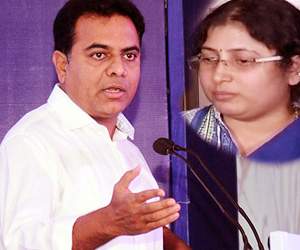 chakri wife sravani court and ktr