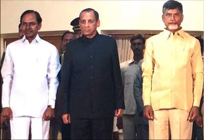 chandrababu naidu and kcr on republic day parade