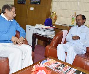 kcr and union railway minister