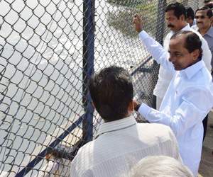 kcr hussain sagar cleaning project