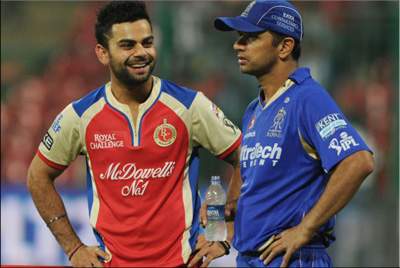 kohli and rahul dravid